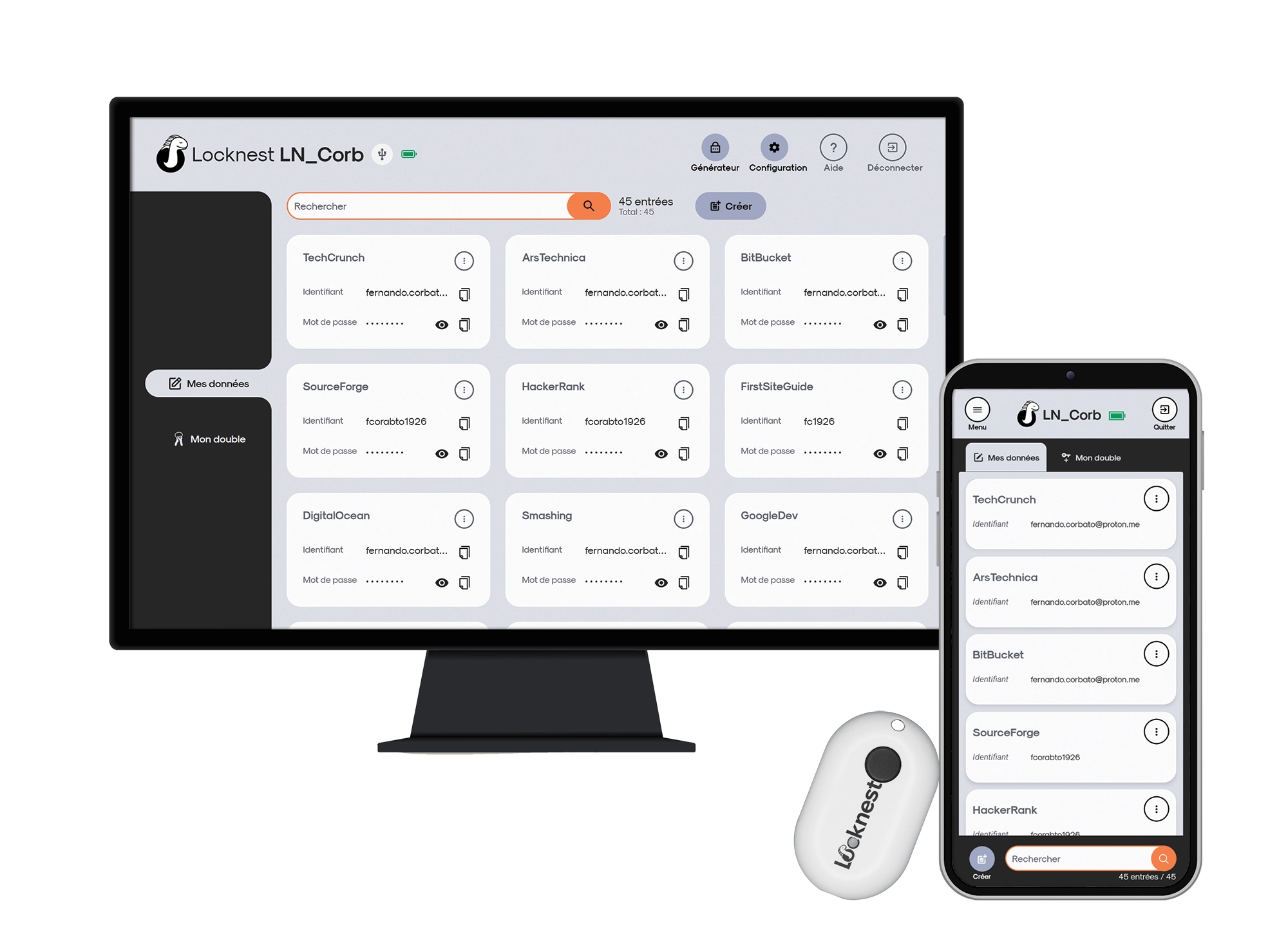 Interfaces Locknest