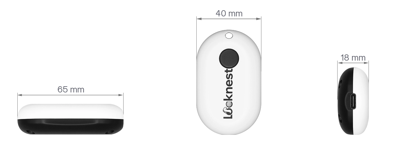 Dimensions boitier Locknest